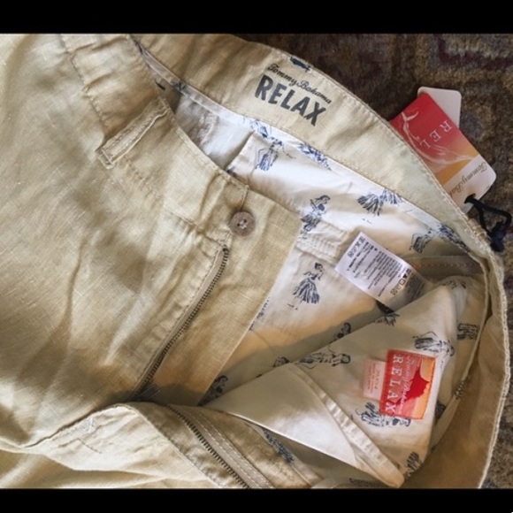 NWT Tommy Bahama Summerland Keys Linen Pants 35x34 - Picture 5 of 7